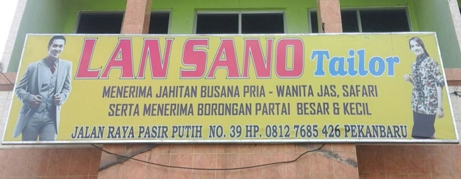 Toko Jahit Pekanbaru Lansano Tailor Portal Bisnis Riau