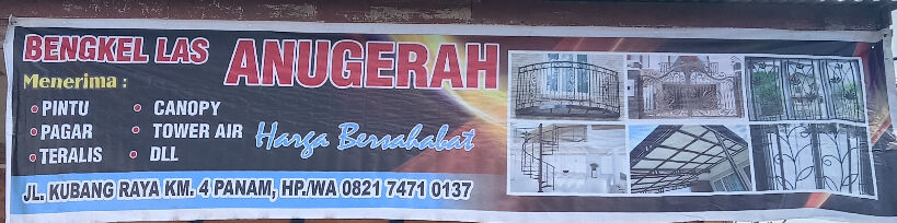 Bengkel Las Anugrah - Ahli Las Daerah Kubang Raya Pekanbaru